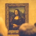 Cuadro de la Mona Lisa en color sepia