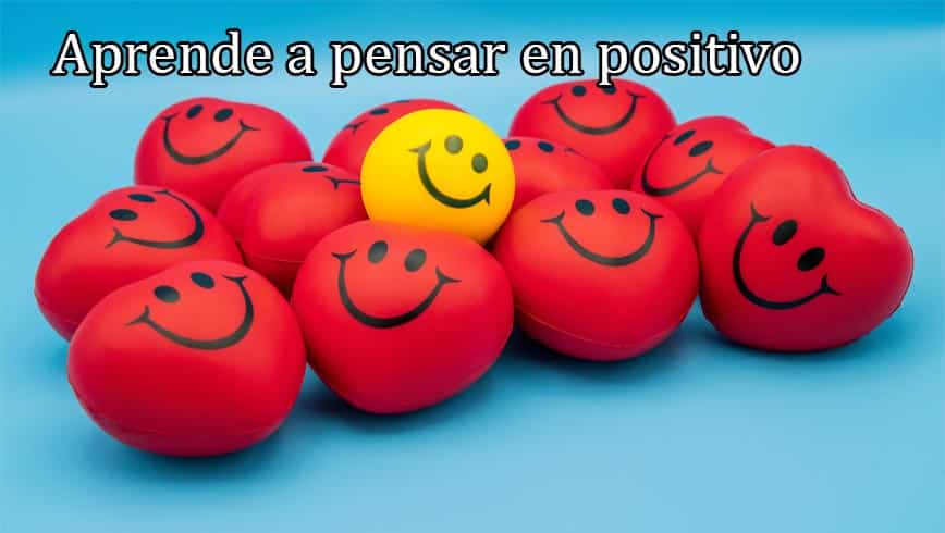 Corazones sonriendo pensando en positivo